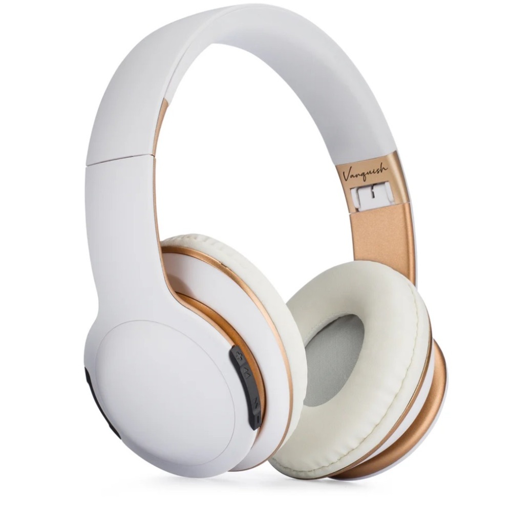 ZENVO VANQUISH ARCTIC WHITE WIRELESS HEADPHONES
